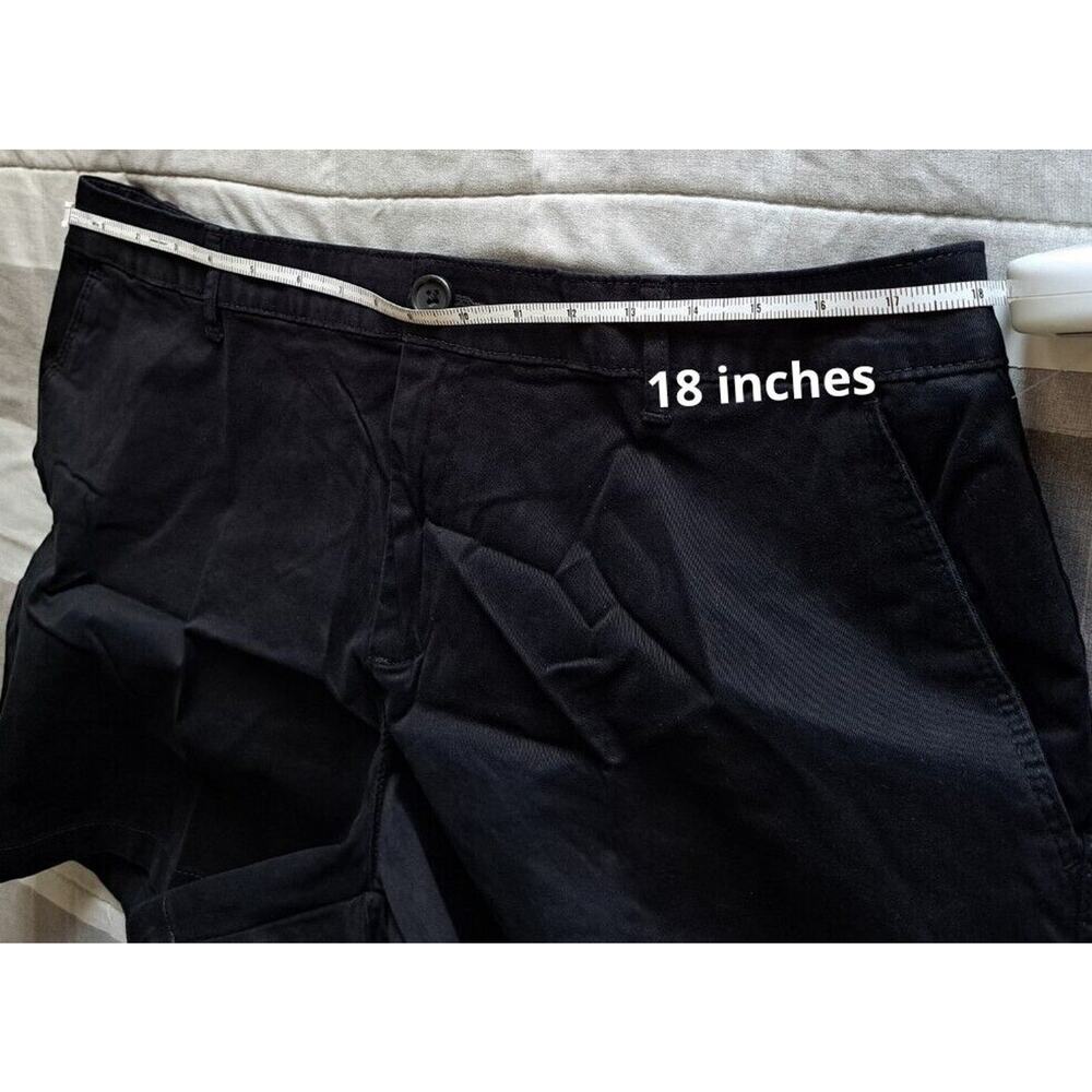 Amazon Essentials Women's 5 In Inseam Chino Short Black Size 16‎ - Picture 2 of 11
